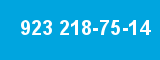 923 218-75-14
